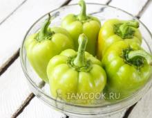 Roasted bell peppers - preparations for the winter