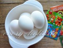 Easter thermal stickers for eggs Ukrprodservice