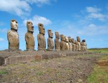 What were the stone heads hidden underground on Easter Island: a real story