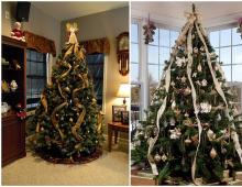 How to decorate a Christmas tree: choosing the appropriate style What can you hang on a Christmas tree instead of a star