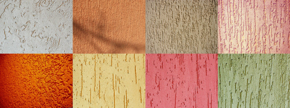 Текстурная краска для стен: процесс работы